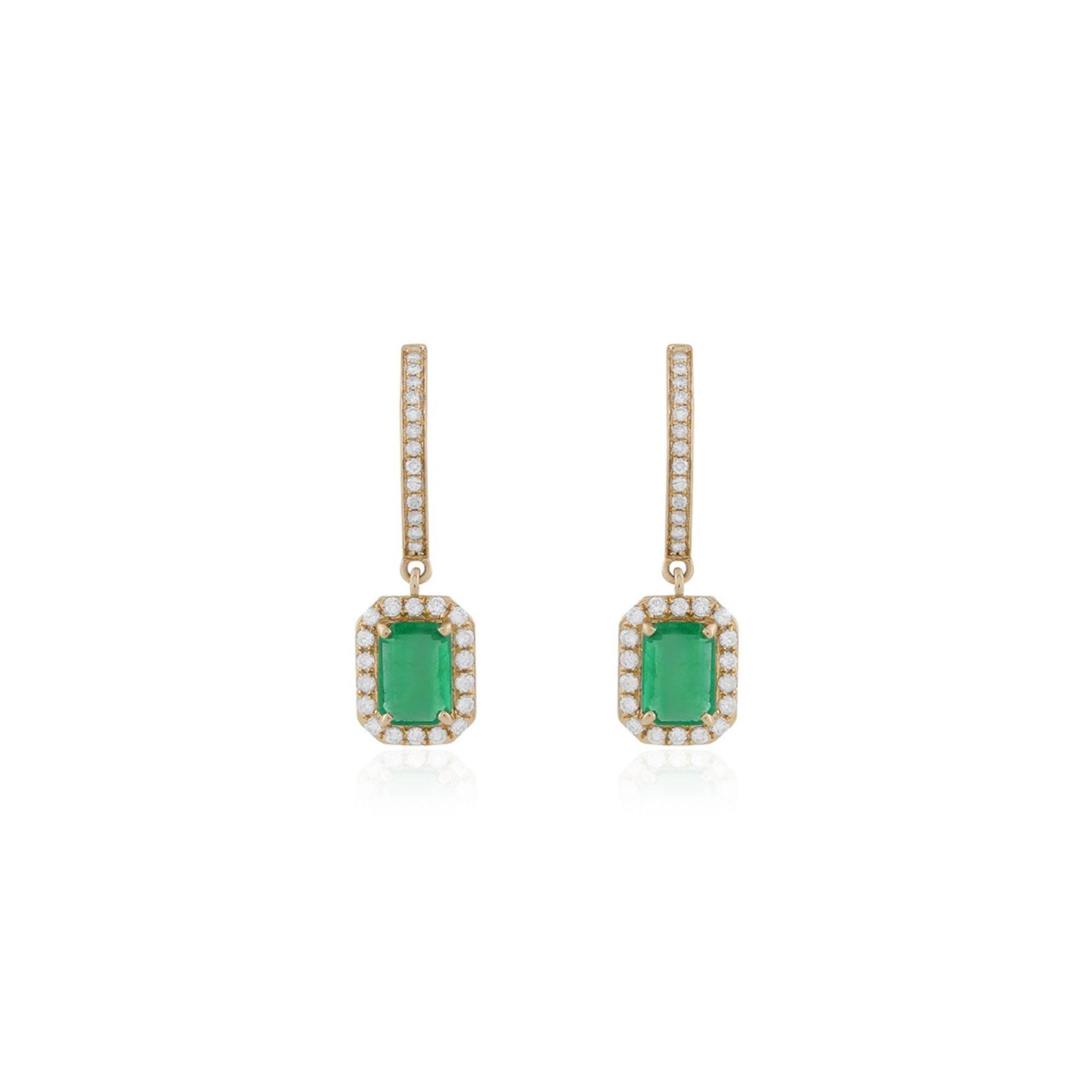 Carolina Emerald Earring