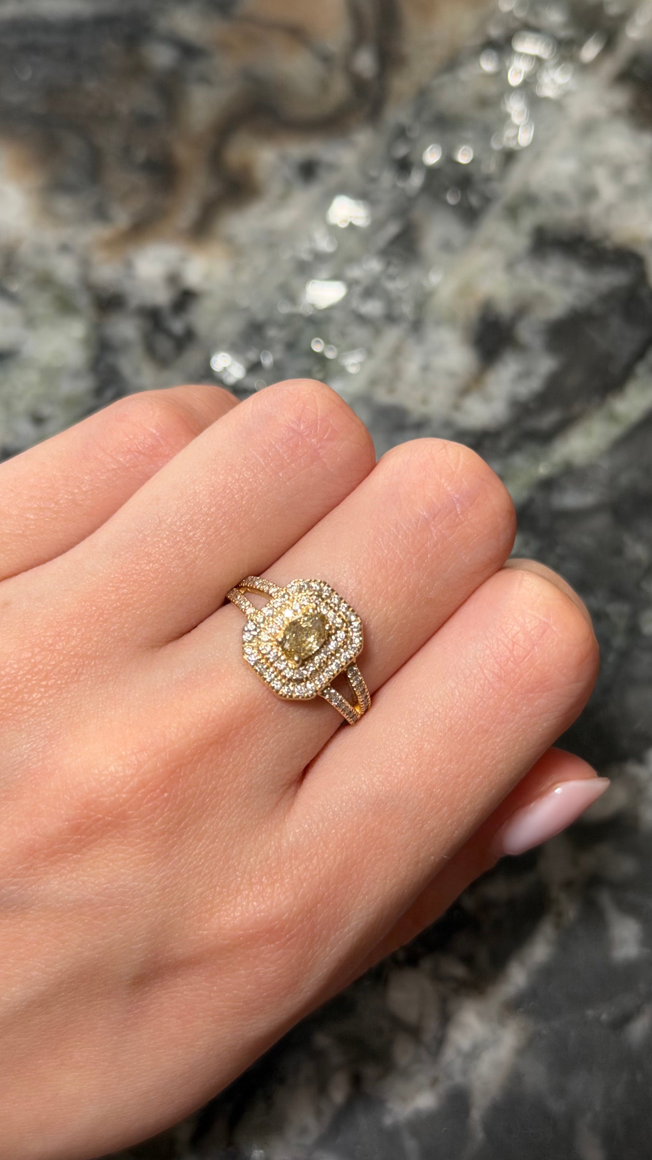 Yellow Diamond Ring
