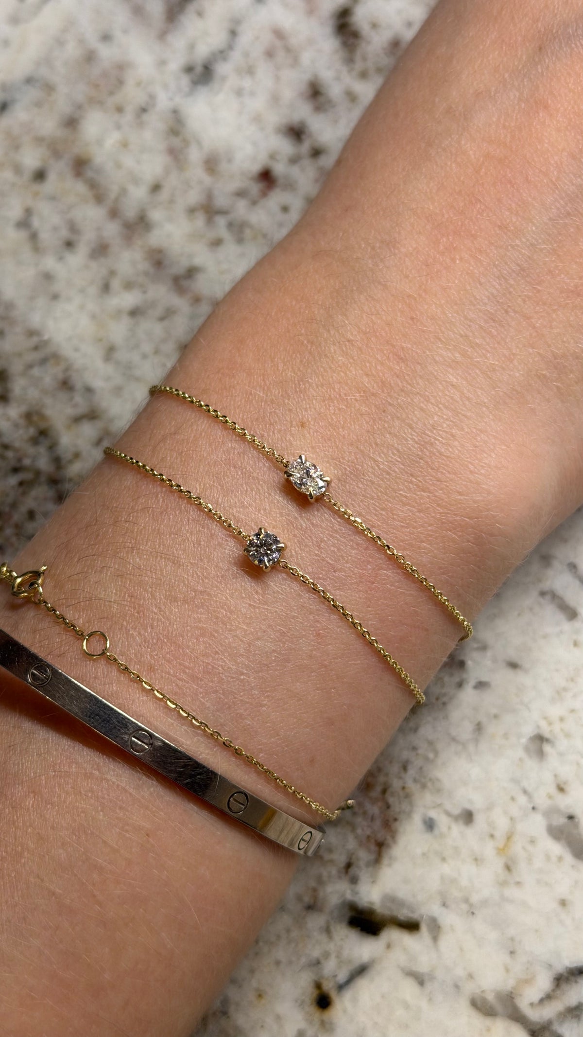 Oval Lab Diamond Bracelet
