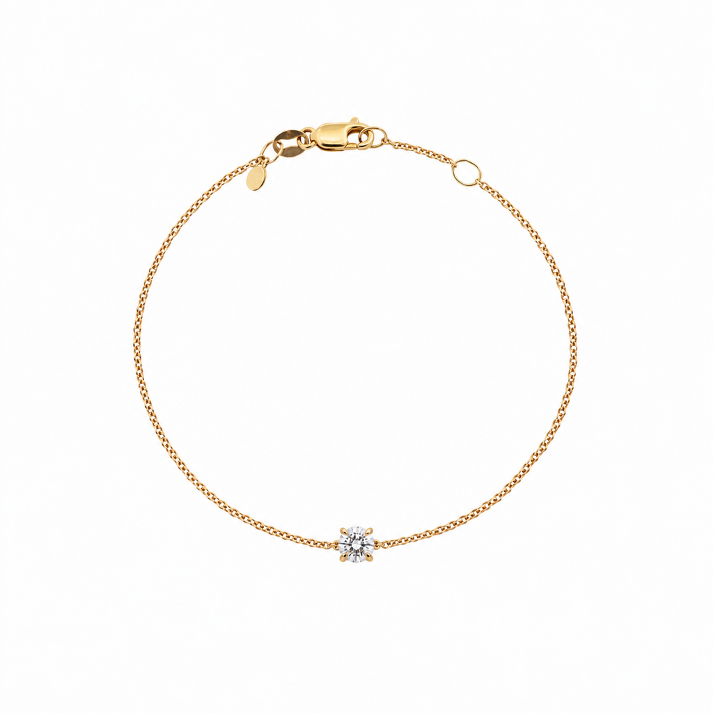 Round Lab Diamond Bracelet