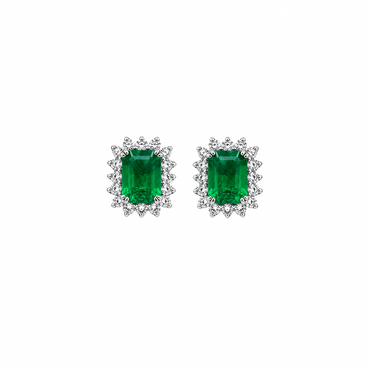 Emerald Heirloom Studs
