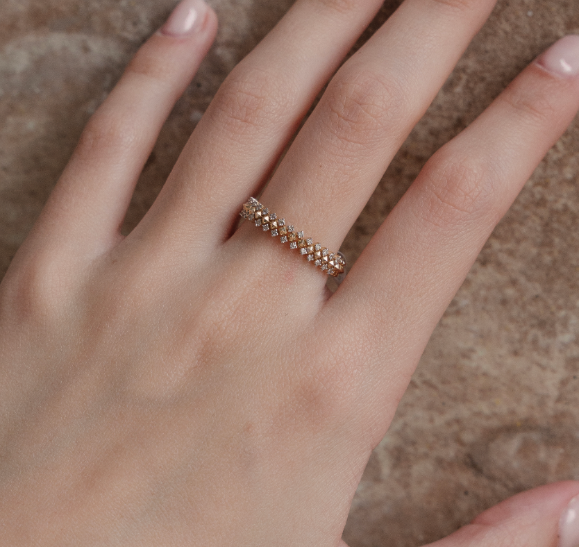 Crown Diamond Ring