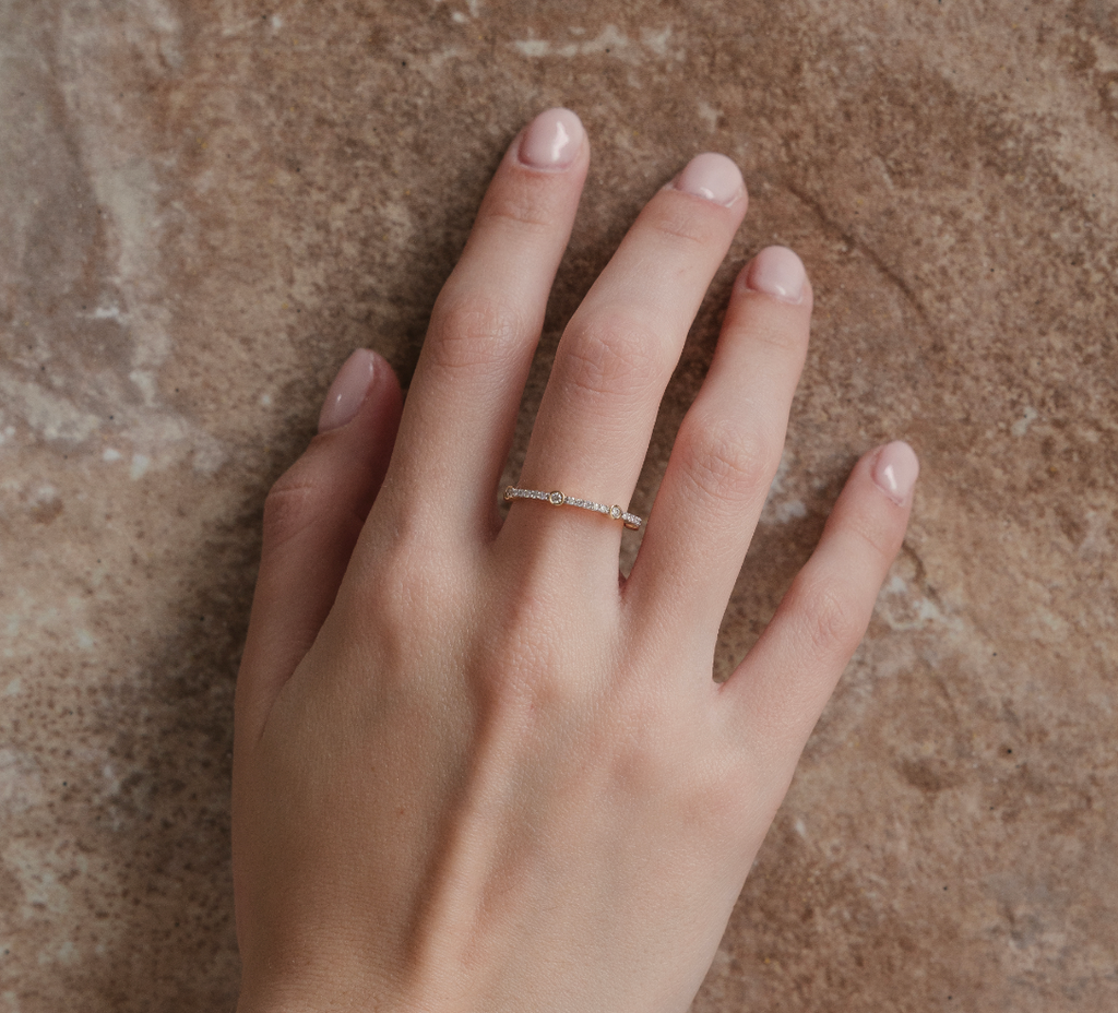 Diamond Points Ring
