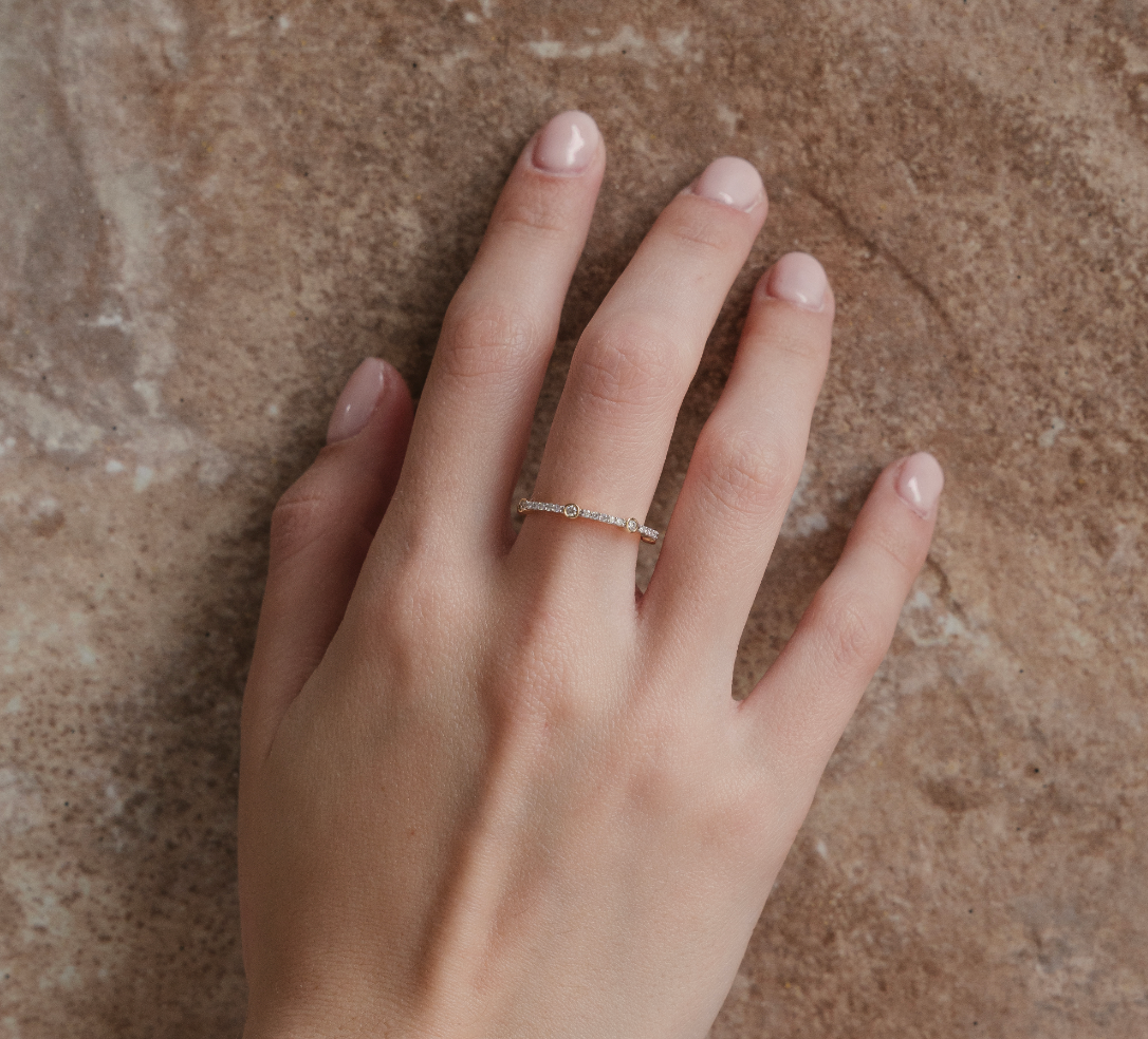 Diamond Points Ring