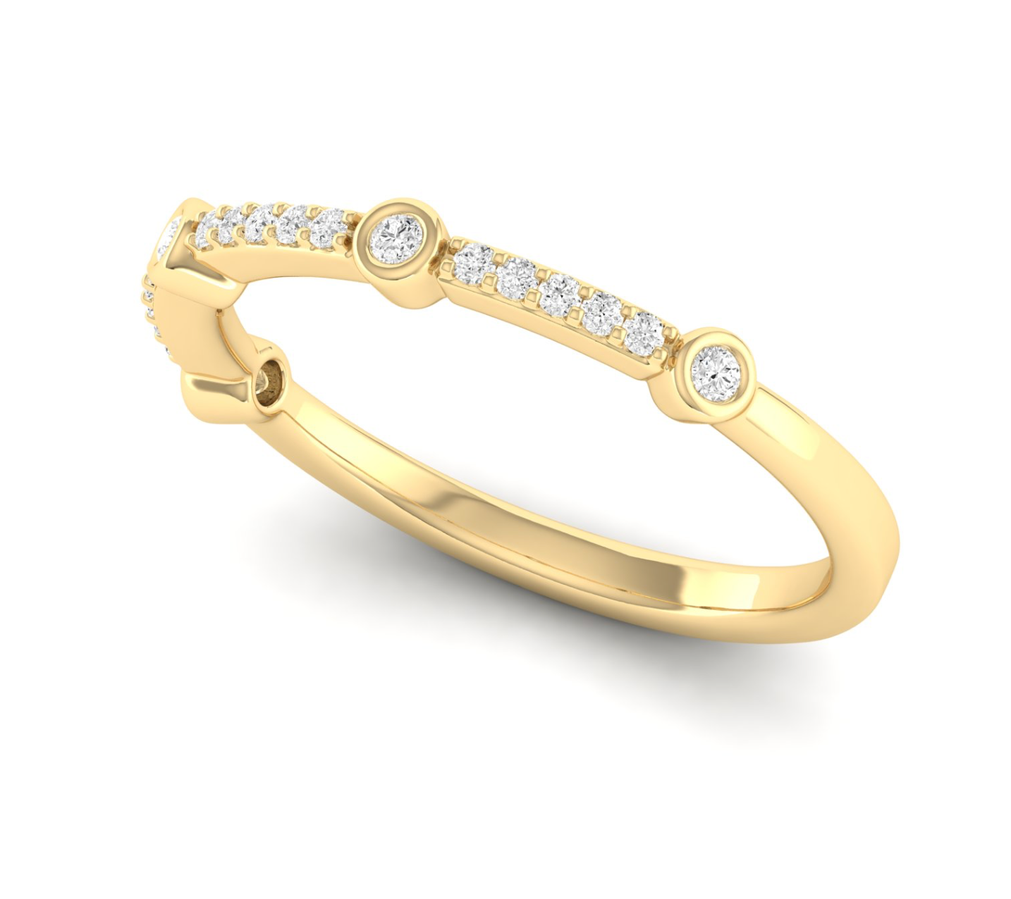 Diamond Points Ring