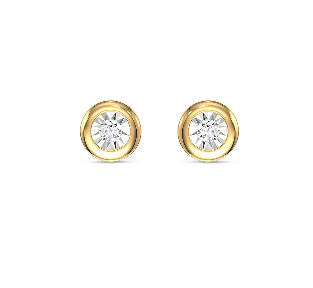 Studs Bezel Diamond