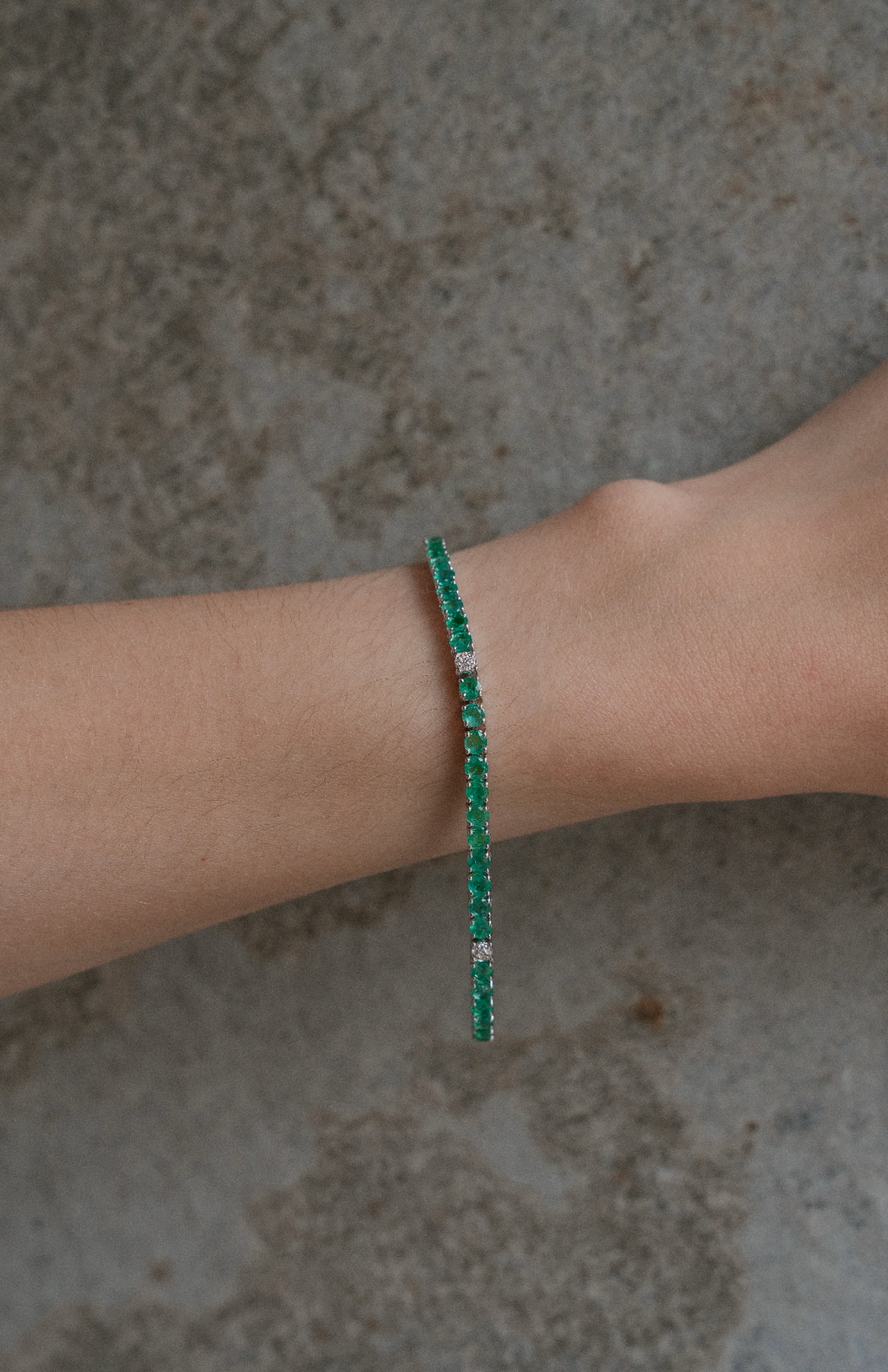 Emerald Tennis Bracelet