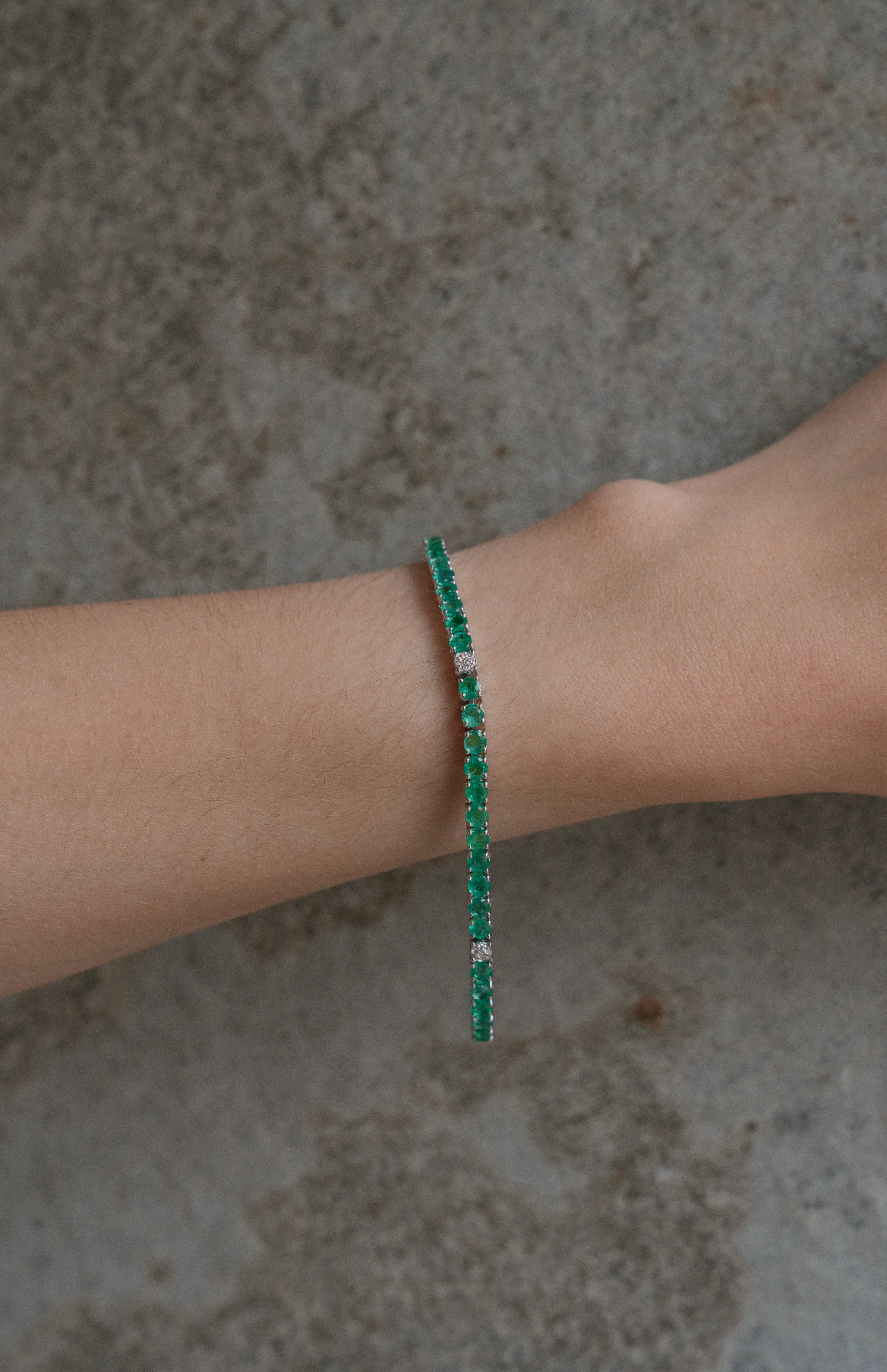 Emerald Tennis Bracelet