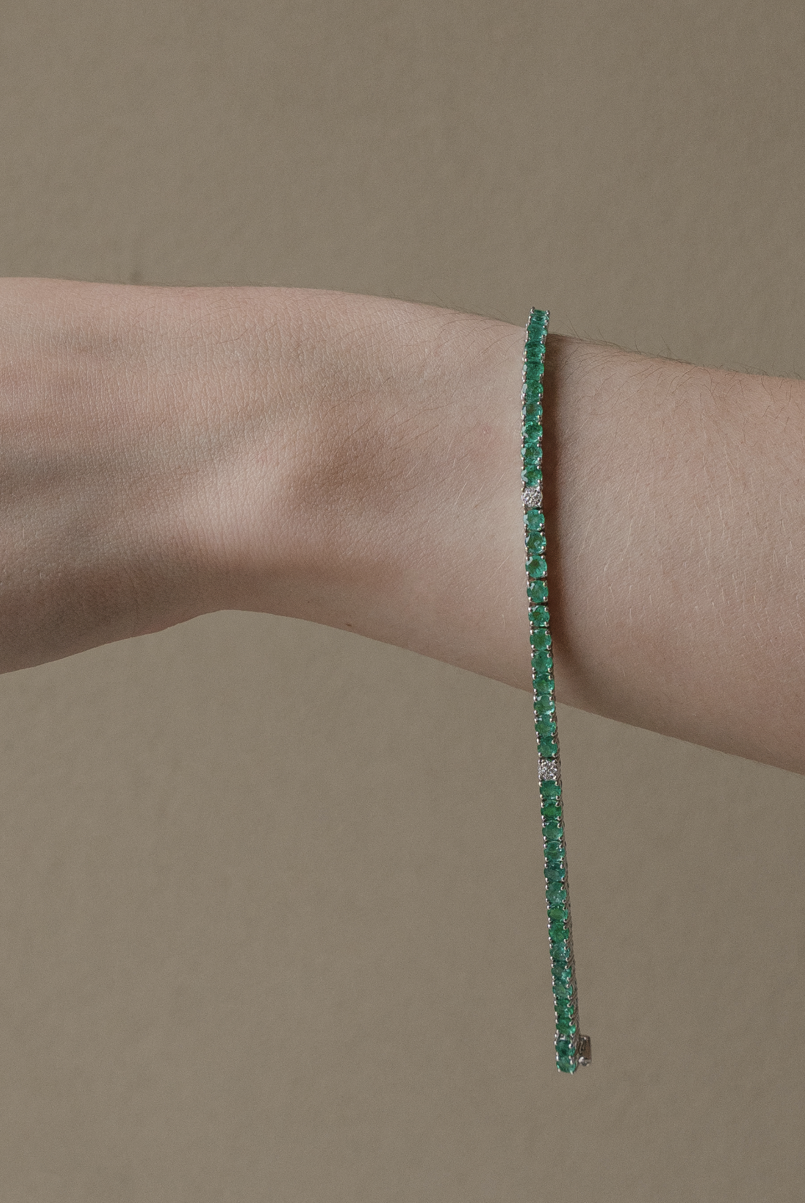 Emerald Tennis Bracelet