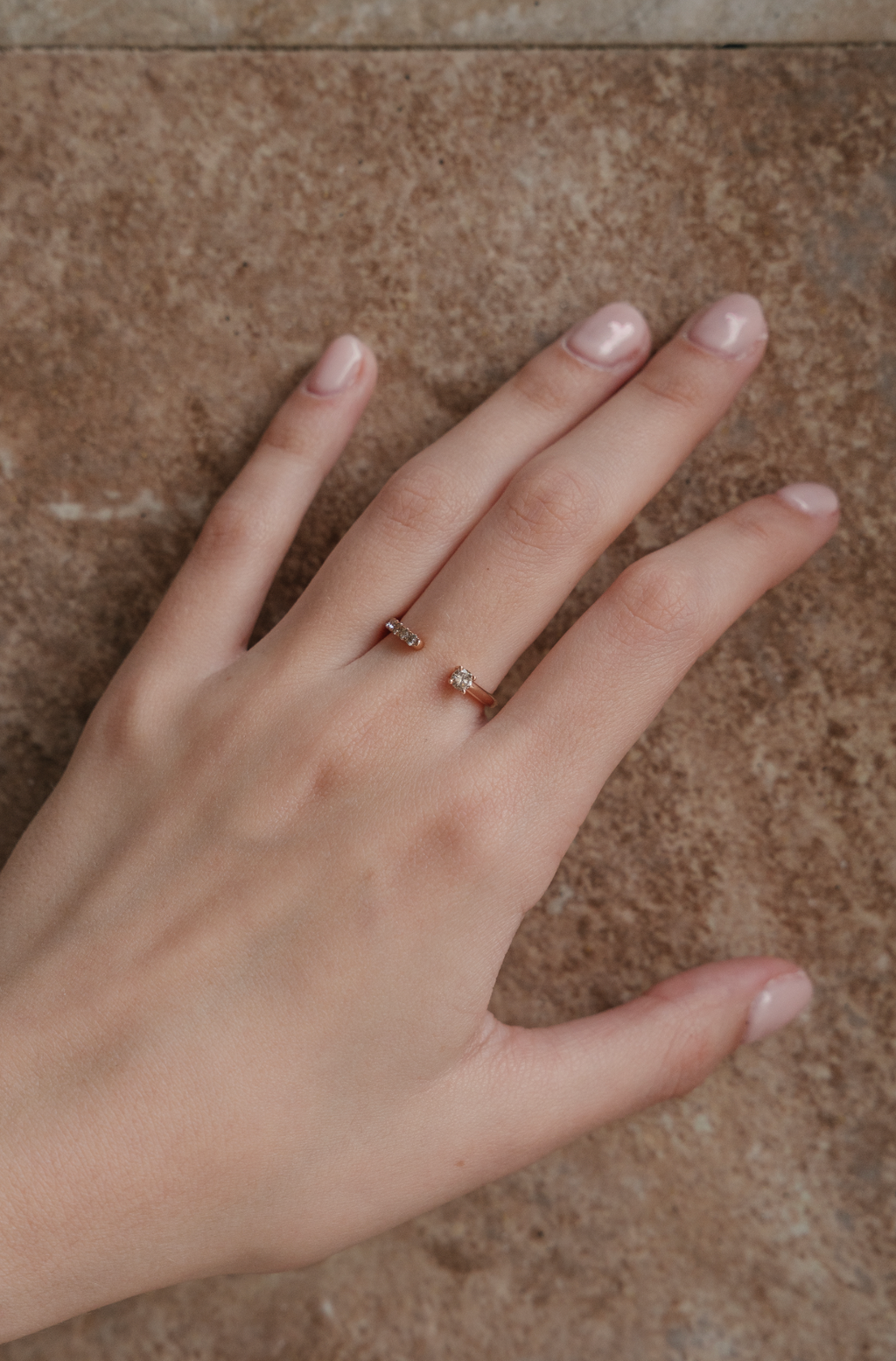 Open Diamond Ring