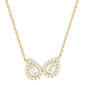 Double Diamond Necklace