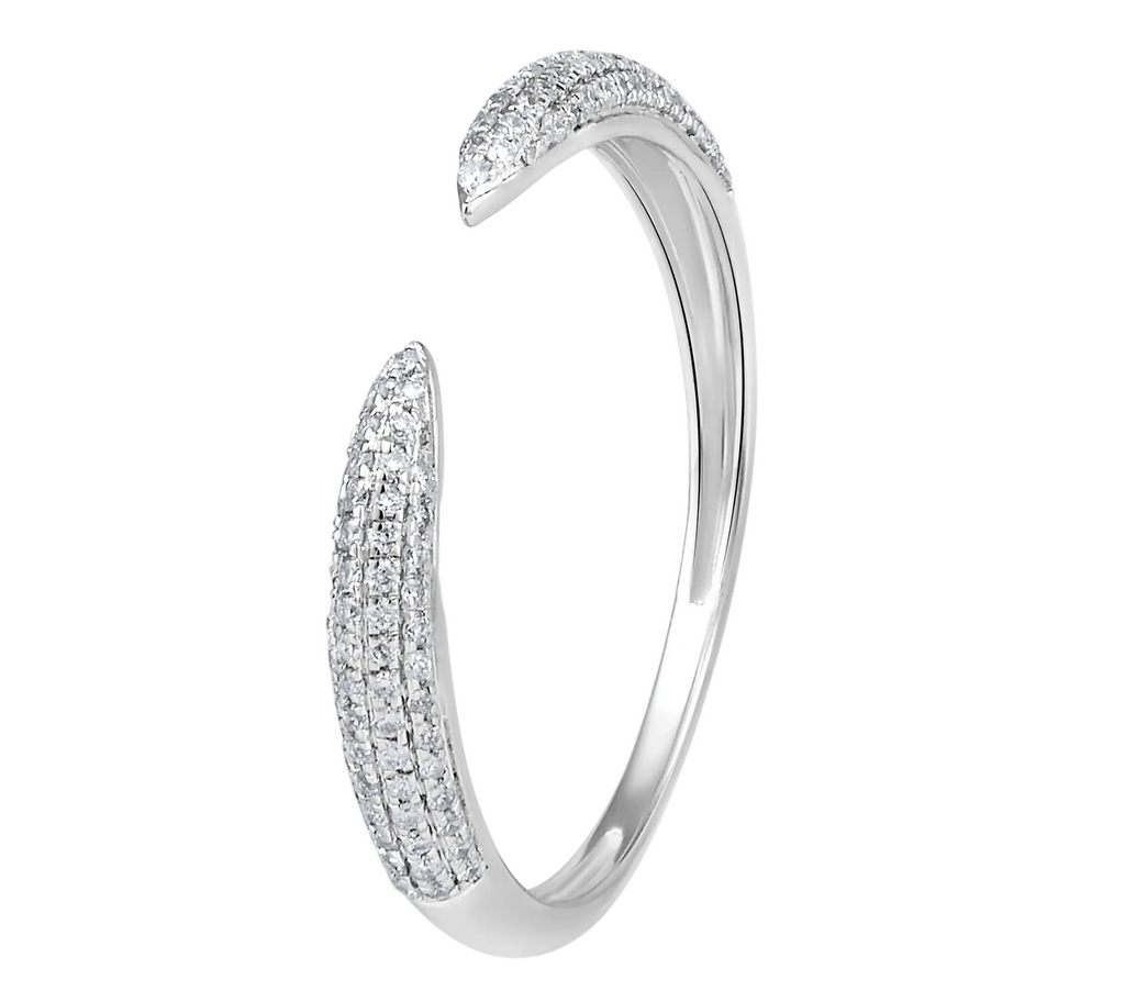 Diamond Pavé Cuff Ring