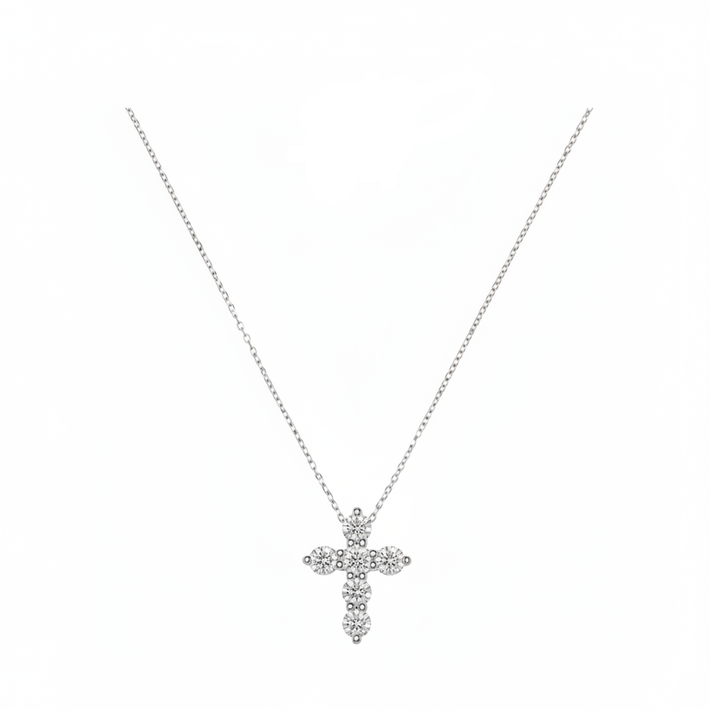 Cross Diamond Necklace