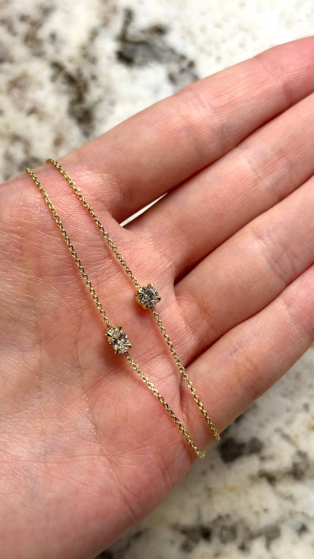 Oval Lab Diamond Bracelet