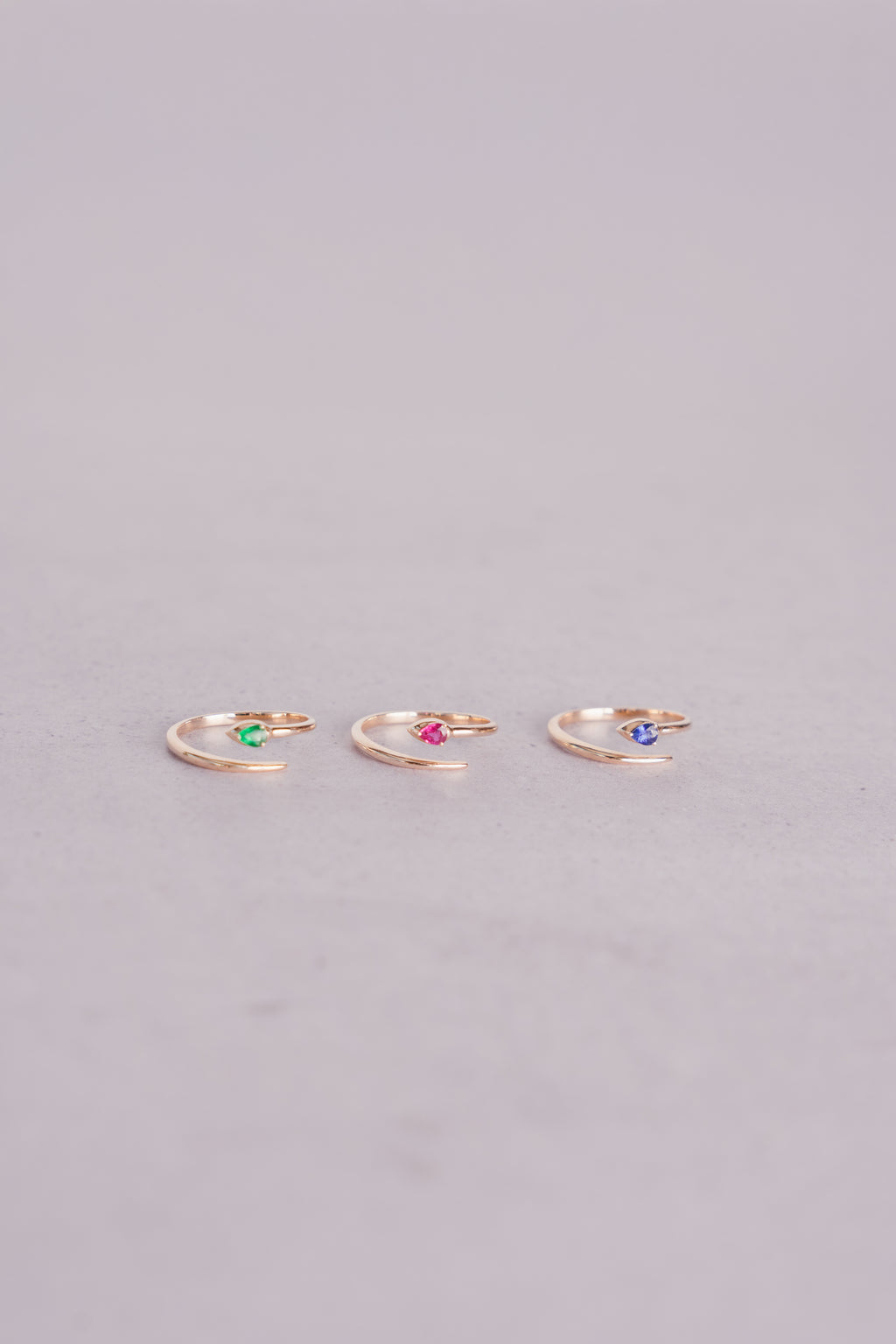 Crossover Sapphire Ring