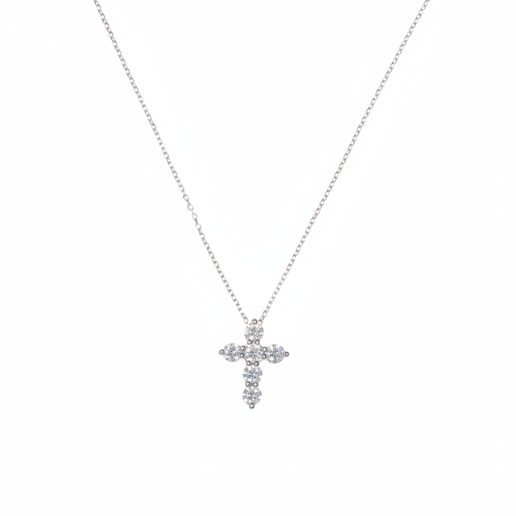 Cross Diamond Necklace