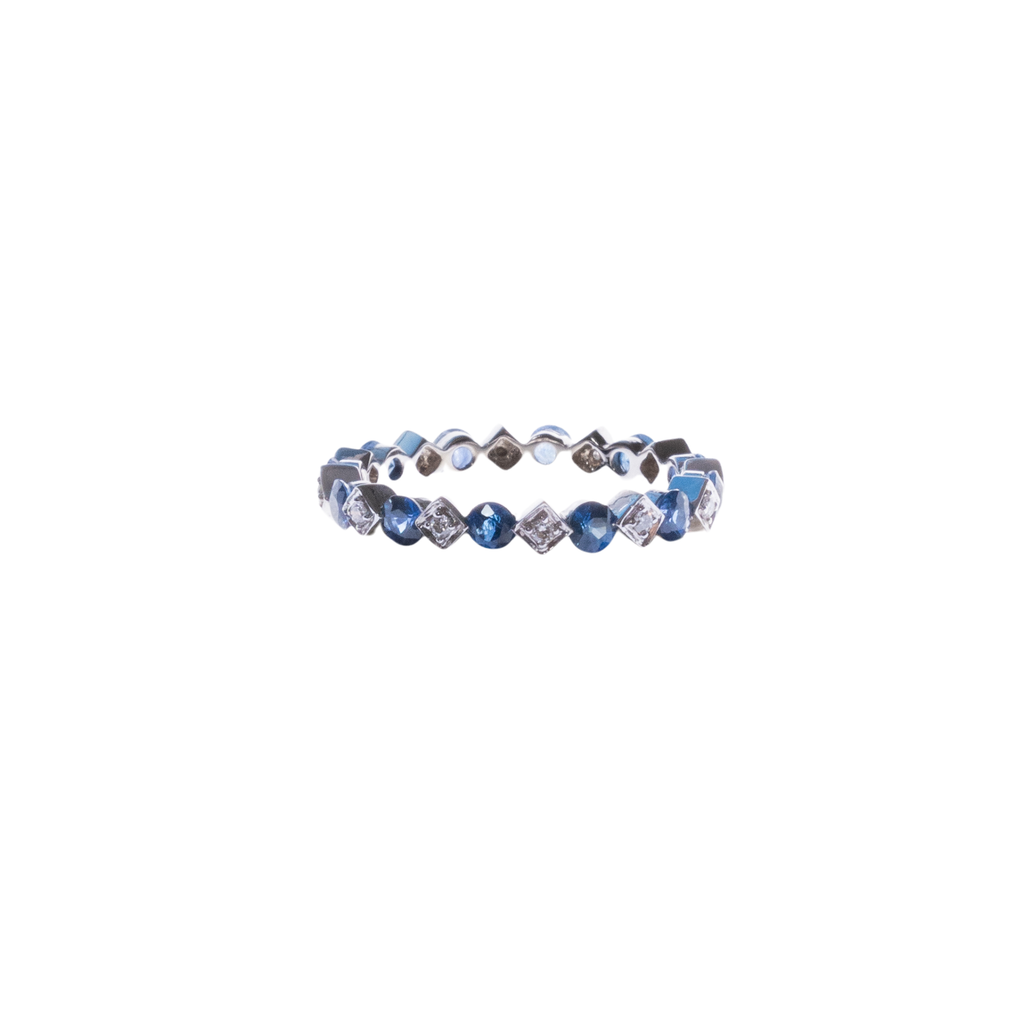 Sapphire and Diamond Ring