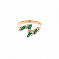 Emerald and Diamond Ring